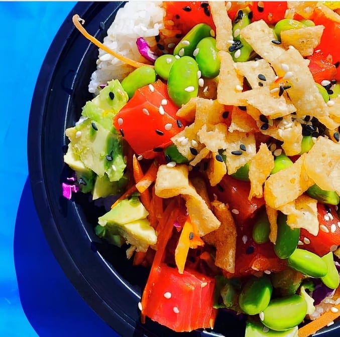 Teriyaki Poke Bowl.