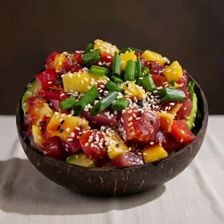 A-Frame Spicy Datil Poke Bowl