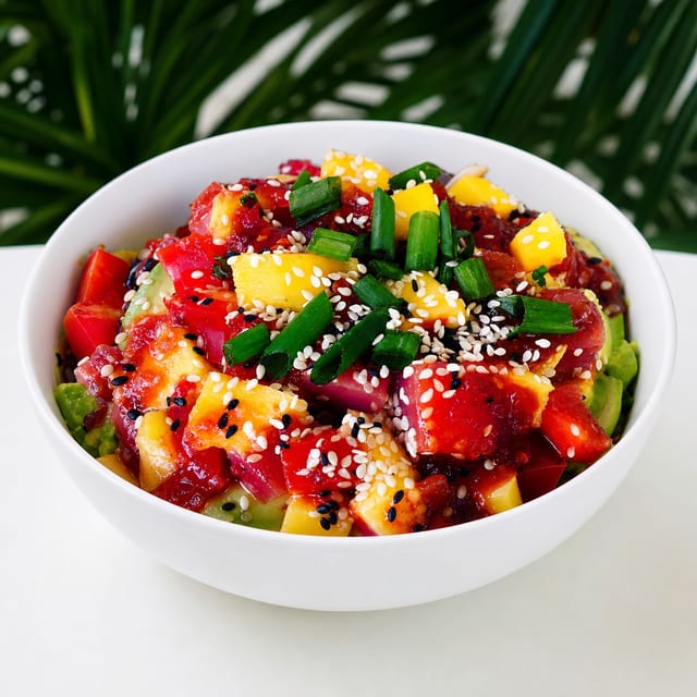 A Frame-Spicy Datil Poke Bowl.