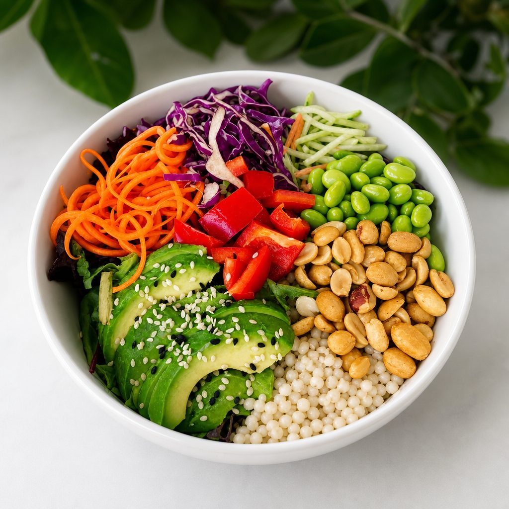 Spicy Thai Peanut Bowl.