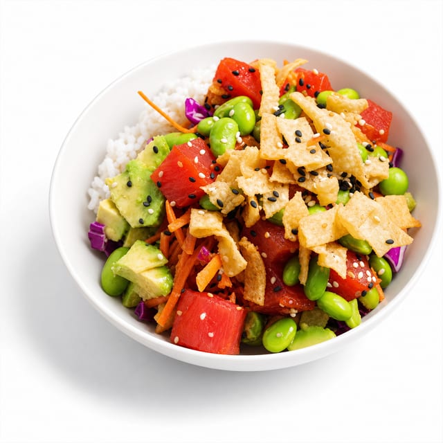 Teriyaki Poke Bowl.