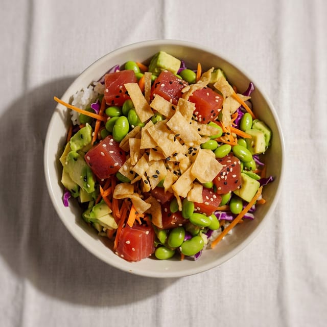 Teriyaki Poke Bowl.
